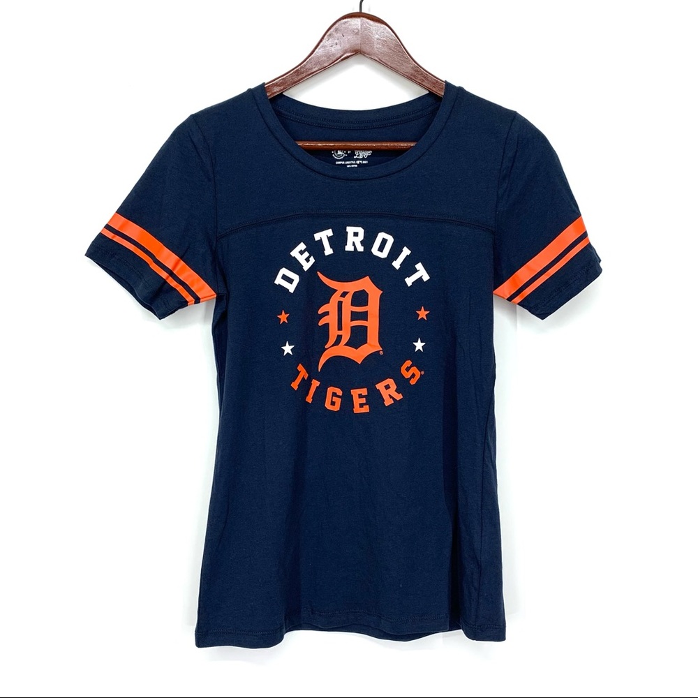Genuine Merchandise Detroit Tigers Soft Crewneck Short Sleeve Tee New Nwt